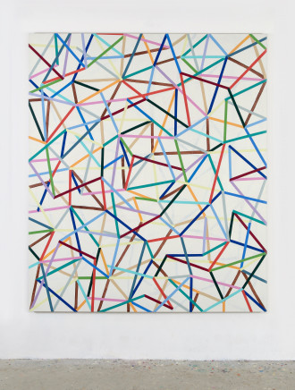 Ronnie Hughes Thicket, 2021 Acrylic co-polymer on linen 214 x 183 84 1/4 x 72 1/20
