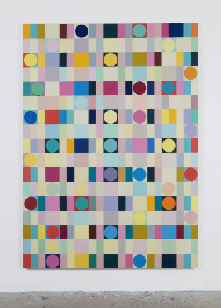 Ronnie Hughes Blink, 2021 Acrylic co-polymer on canvas 213 x 153 83 43/50 x 60 6/25