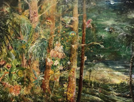 Peter Burns After the Flood, 2021 oil on canvas 71 x 91 cms 27 19/20 x 35 83/100 inches