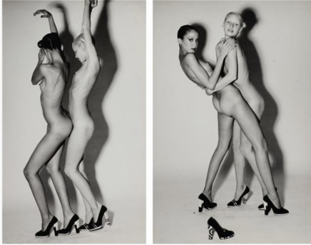 Guy Bourdin, Nudes Wearing Charles Jourdan Shoes, c.1965-1971
