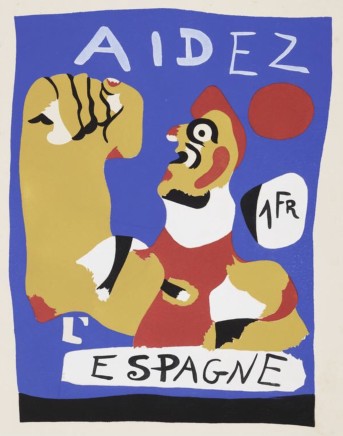 Joan Mirò, Aidez L’Espagne, 1937