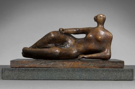Henry Moore, 1986 Reclining Woman No. 2, 1980