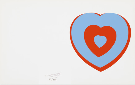 Marcel Duchamp, Coeurs Volants [Fluttering Hearts], 1961