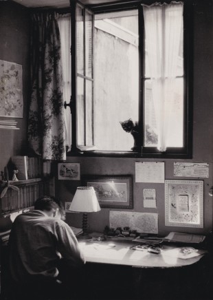 Willy Ronis, Vincent et le chat, 1955