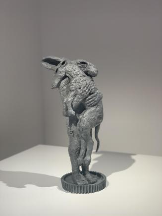 Sophie Ryder, Lady Hare with Dog III, 2019
