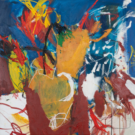 Luis Olaso, Composition for a yellow jug and sunflowers, 2024