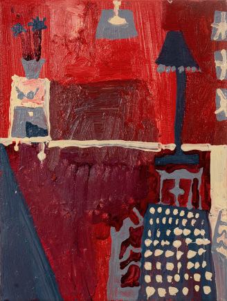Florence Hutchings, Red Dining Room, 2022