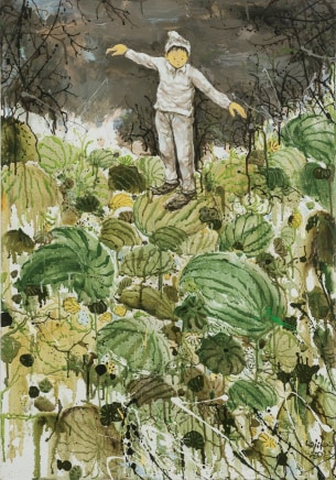 李继开 Li Jikai, 暗夜西瓜地 Dark Night Watermelon Field, 2022