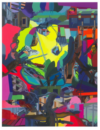 艾稞曼 Franz Ackermann, 月上树梢 Soon the Moon, 2018
