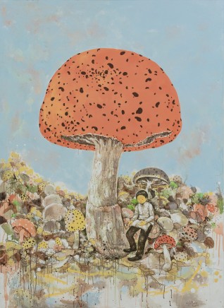 李继开 LI Jikai 蘑菇与读书的男孩 The Mushroom & the Boy Who Reads, 2022