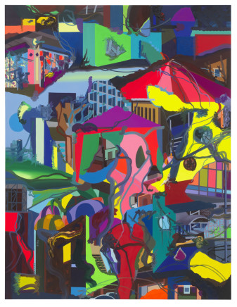艾稞曼 Franz Ackermann, 大帐篷 Zum groβen Zelt, 2018