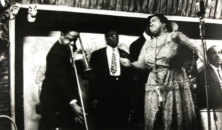 George S. Zimbel, Blue Lubocker & Band, New Orleans, 1955