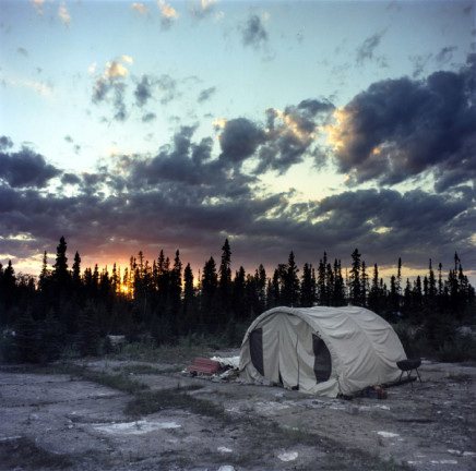 Sarah Anne Johnson, Untitled (tent with sunset), 2003