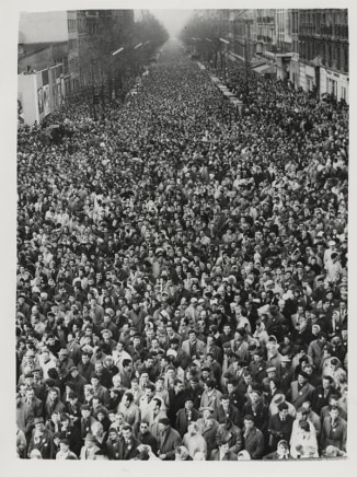 Photographer Unknown, ["Silent Marchers bring Paris to a halt"], May 1968