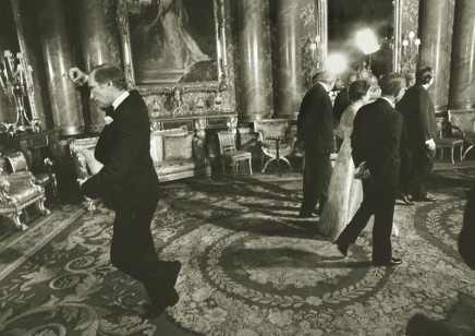 Doug Ball, Prime Minister Pierre Trudeau, shown performing his famous pirouette during a May 7, 1977, picture session at Buckingham Palace in London, 1977