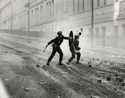 Photographer Unknown, [Clashes with police during protests, Paris], May 11, 1968