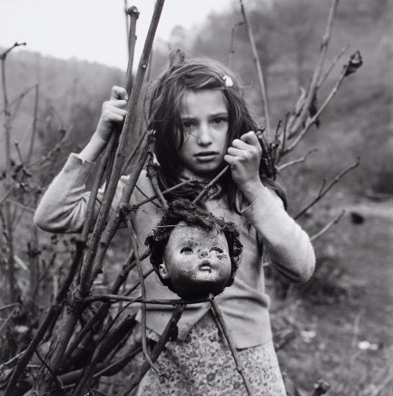 Arthur Tress, Girl and Doll's Head, West Virginia, 1968