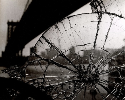 Arthur Tress, Cracked Glass, Manhattan Bridge, New York, 1969