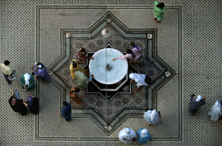 Bruno Barbey, Courtyard of Moulay Idriss' Zaouia, Fes, Morocco, 1983