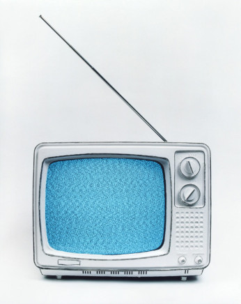 Cynthia Greig, Representation No. 22 (black and white television), 2002