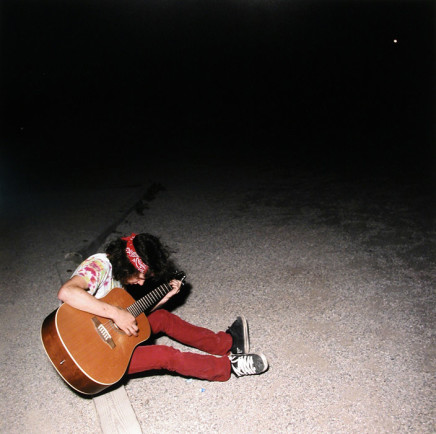 Jaret Belliveau, Untitled [playing guitar outdoors], 2006