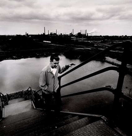 Arthur Tress, Man in Industrial Area, Buffalo, New York, 1970