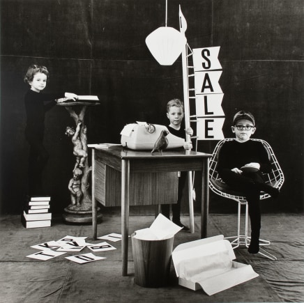Peter Varley, Three children in studio [Advertising shoot], circa 1965