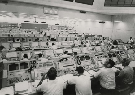 Photographer Unknown, [A view of NASA mission control during the Apollo 10 mission], May 1969
