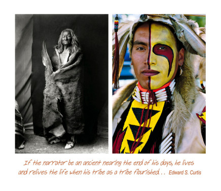 Jeff Thomas, Plate - 9 Wabudi-sapa (Black Eagle) and Kevin Haywahe: Two Assiniboine Men, 1991