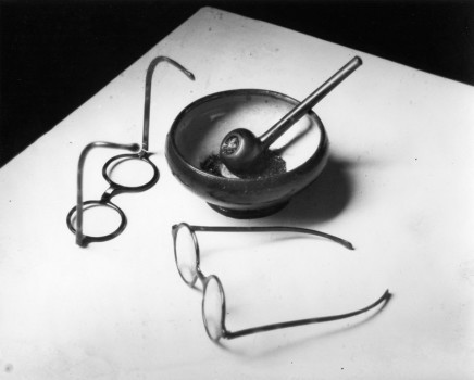 André Kertész, Mondrian's Pipe & Glasses, Paris, 1926