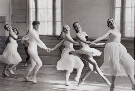 Peter Varley, Swans in a student spoof of classic ballet, circa 1970