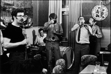 Ian MacEachern, John Boyle, Murray Favro, Greg Curnoe, Archie Leitch, and Art Pratten, Nihilist Spasm Band, York Hotel, London, ON, 1968