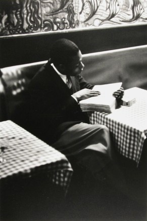 George S. Zimbel, Man Reading, Paris, 1952