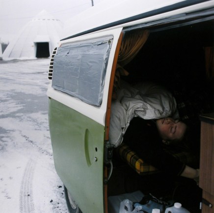 Jaret Belliveau, Untitled [sleeping in van], 2005/2007