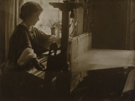 Minna Keene, Weaving the Flax, circa 1910