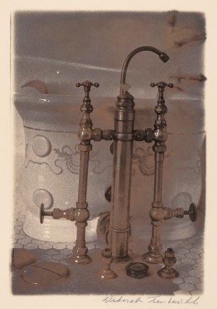 Deborah Turbeville, [Faucet and piping], circa 1985