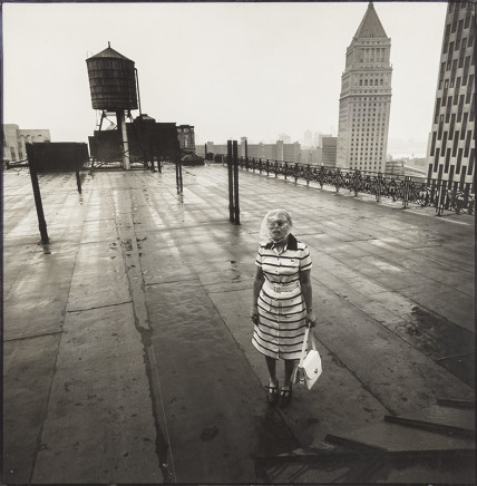 Arthur Tress, Woman on Roof, New York, 1972