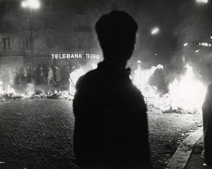 Photographer Unknown, [Barricade in flames, Paris], May 24, 1968