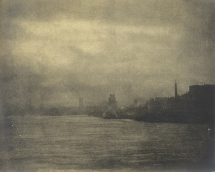 Minna Keene, Foggy River Scene, circa 1895