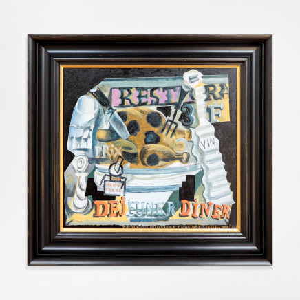 Dick Frizzell, Winner Winner Chicken Dinner - Picasso's Roast, 20/2/2021