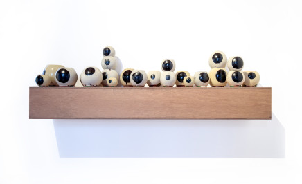 Martin Poppelwell, Eyeball display, 2018