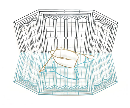 Neil Dawson, On Reflection (Dinghy), 2017