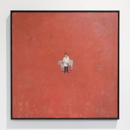 Dick Frizzell, Boy with a Young Bull, 2008