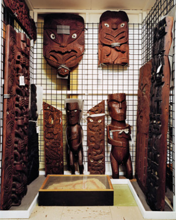 Neil Pardington, Taonga Māori Store #2, Whanganui Regional Museum 2006, 2007