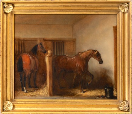 John Ferneley Jnr (1815-1862), Stabled horses