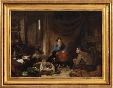 John Frederick Herring Snr (Surrey 1795-1863 Kent), A cottage interior