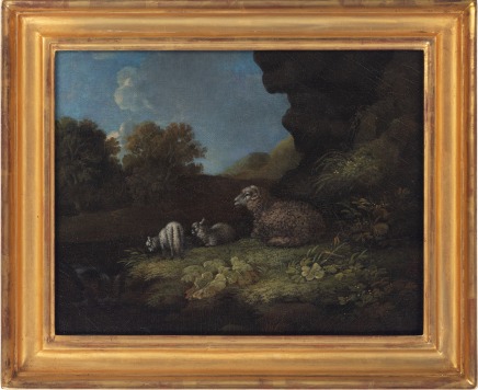 James Lambert (Lewes 1725-1788), Sheep in a landscape