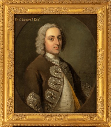 Philip Mercier (Berlin 1689-1760 London), Portrait of Thomas Samwell of Upton