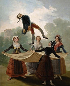 Franciso Goya (1746-1828), El pelele, 1791-2, oil on canvas, 267 x 160 cm, Prado Madrid