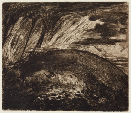 Jules Jacquemart (1837-1880), Chaos, 1863, Etching and drypoint, 15 x 16,5 cm, Milwaukee Art Museum